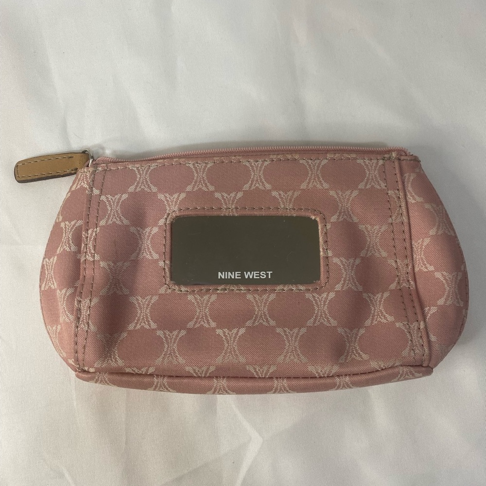 Nine West Blush Pink Cosmetic Bag